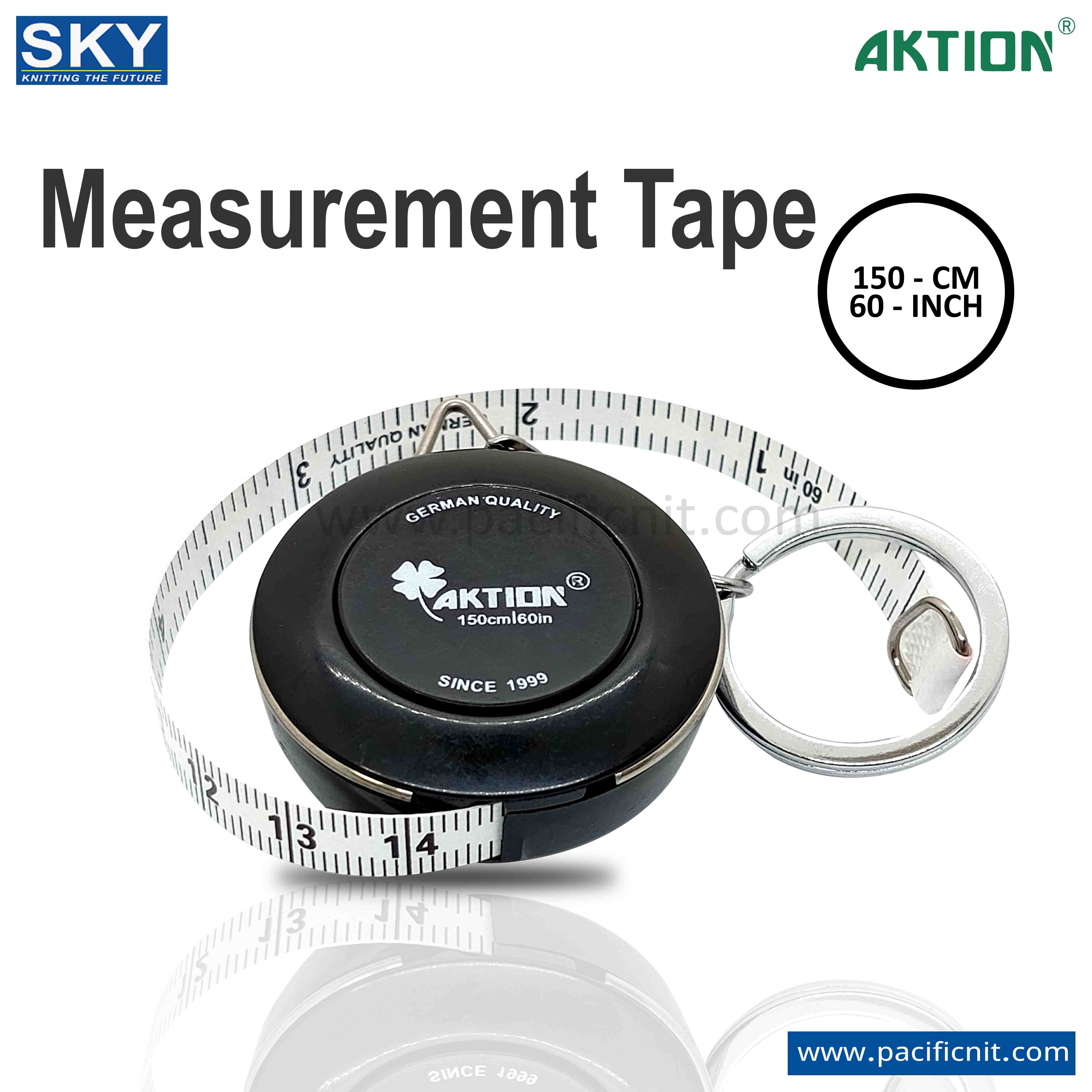 Round Black Color Mesurment Tape