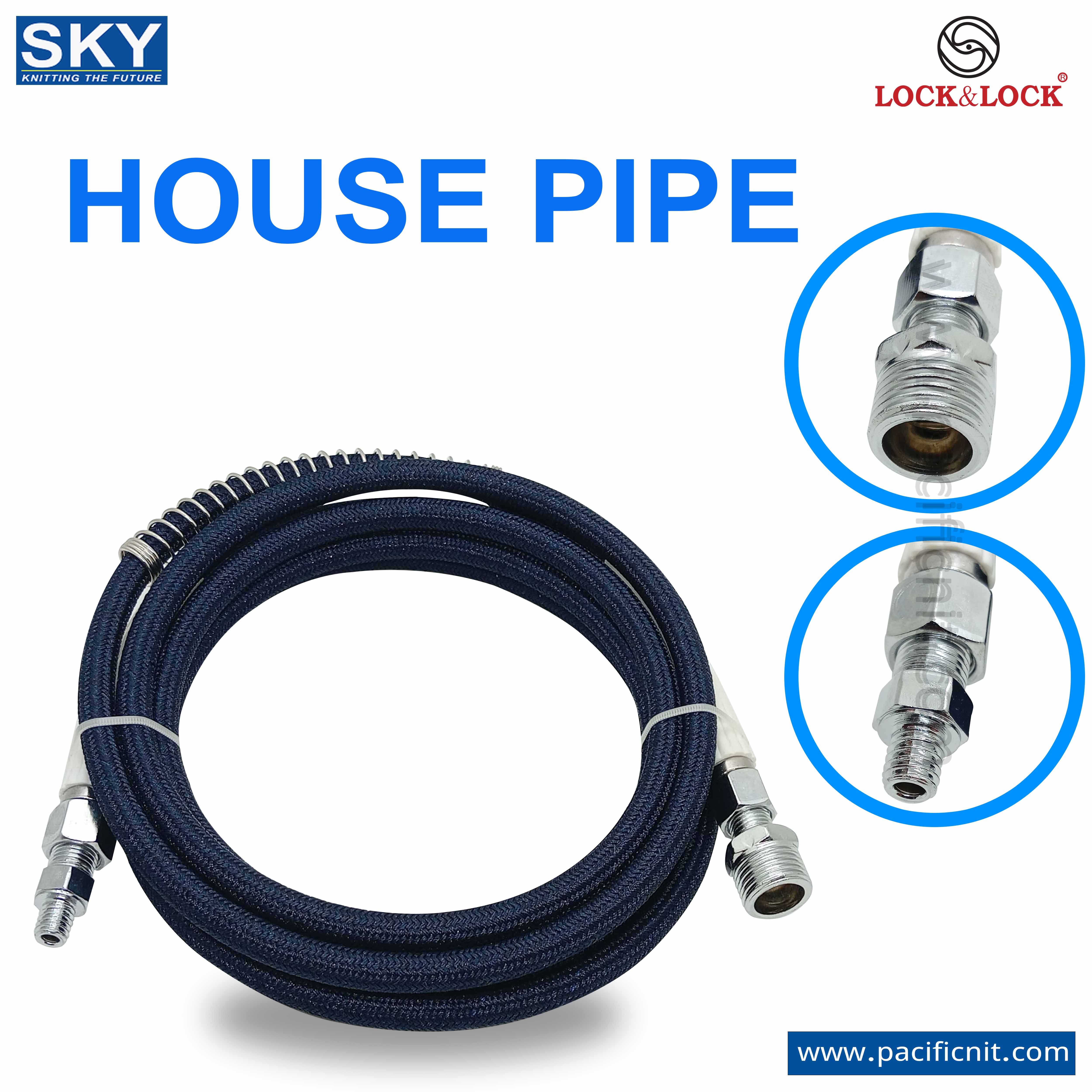 Iron House Pipe Lock & Lock