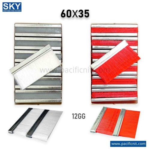 Brush Red// White    ( 60*35)mm