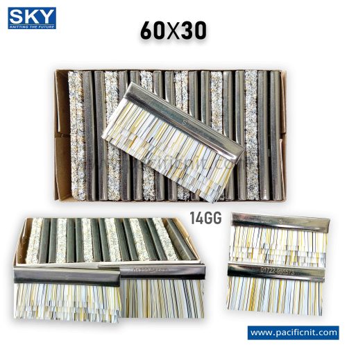 Brush White With Brown   (60*30)mm 14G